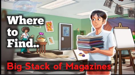 summertime saga magazine stacks|Magazine Locations : r/SummertimeSaga .